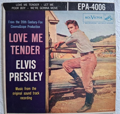 Elvis Presley Love Me Tender 45 picture sleeve NO DISC, SLEEVE ONLY EXC Foto 1 de 4