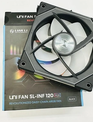 Lian Li UNI Fan REVERSE Infinity 120mm RGB FAN White - Image 1 of 3