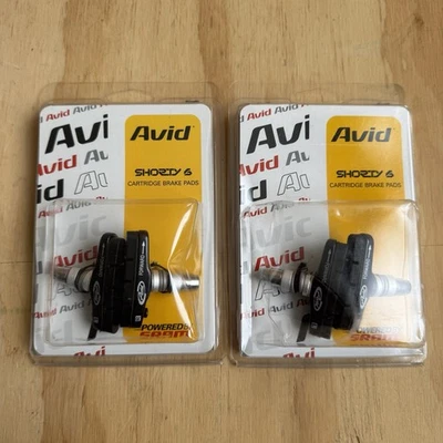 Juego de 2 pares de pastillas de freno cruzadas y soporte de cartucho Avid Shorty 6 CX NUEVO Foto 1 de 4