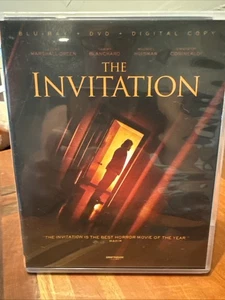 The Invitation (Blu-ray, DVD 2015) Drafthouse Films No 37 Horror Thriller - Picture 1 of 10