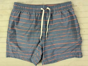 Bañador Chubbies Talla M Para Hombre 5.5" Entrepierna Con Forro Rayas Azules - Imagen 1 de 3