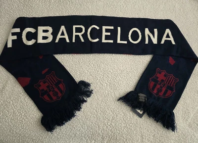 F.C Barcelona - Double-Sided Navy Scarf - Image 1 of 4