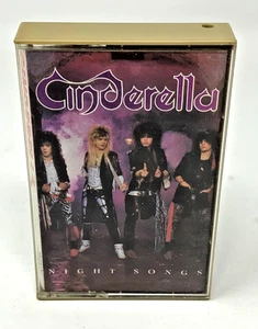 Cinderella Night Song Cassette Tape 1986 Hair Band 80s Music - Picture 1 of 7