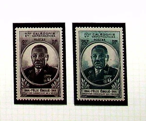 NEUKALEDONIEN SC 274-5 NH AUSGABE VON 1945 - EBOUE - (CA25) - Bild 1 von 1