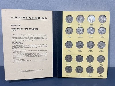 1932-1964 WASHINGTON QUARTER COMPLETE SET WITH 1932-D & 1932-S KEY DATES w/Bonus - Image 1 of 4