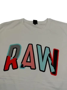 Camiseta G-Star Raw Talla XXL Logo Calce Ajustado Camiseta Manga Corta Sin Etiquetas - Imagen 1 de 5