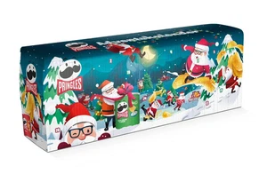 Händler✅- Pringles Adventskalender Blau 2025 Chips Knabberspaß 24 Dosen - Bild 1 von 2