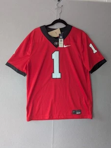 New Nike Dri-Fit Georgia Bulldogs NCAA Football Jersey #1 Sz : Medium MSRP $130 - Picture 1 of 16