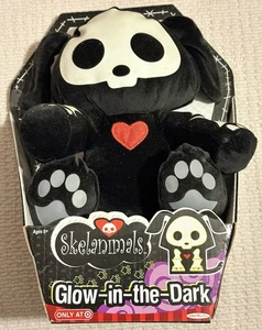 Peluche Skelanimals Dax The Dog Glow In The Dark con scatola 2009 bersaglio esclusivo RARO - Foto 1 di 4