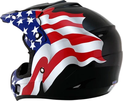 Casco AFX Fits FX-17 - Bandera - Negro - 3XL 0110-7631 Foto 1 de 4