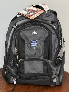 NWT High Sierra Cross Sport Backpack Gray Black W/ Nestle Pure Life Logo W/ Tags - Picture 1 of 24