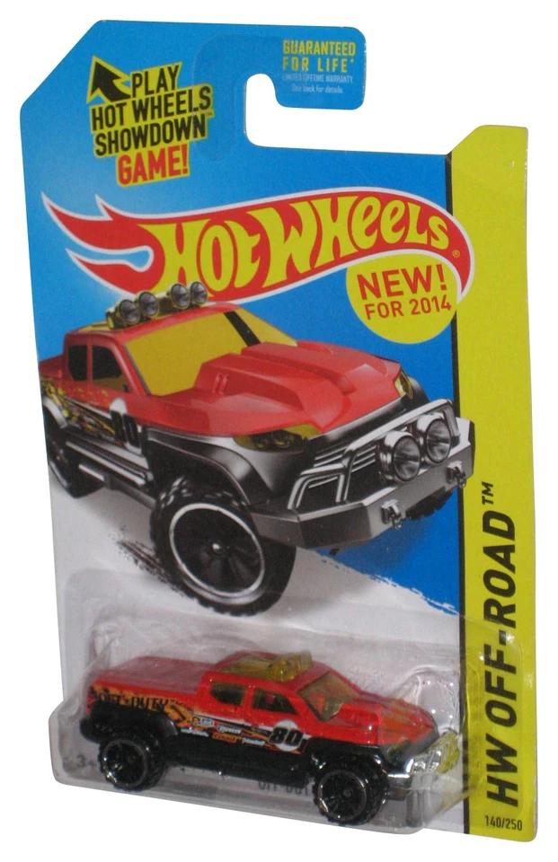 Hot Wheels Hw fuori Strada (2014) Rosso Off Duty Giocattolo Camion 140/250 - Immagine 1 di 1