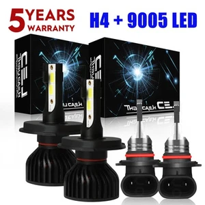 For Toyota Tacoma Pre Runner Cab Pickup 2005-2011 LED Headlight Fog Light Bulbs - Picture 1 of 14