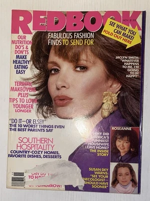Redbook Magazine November 1989 ~ Jaclyn Smith, Peggy Lipton, Susan Dey - Image 1 of 3