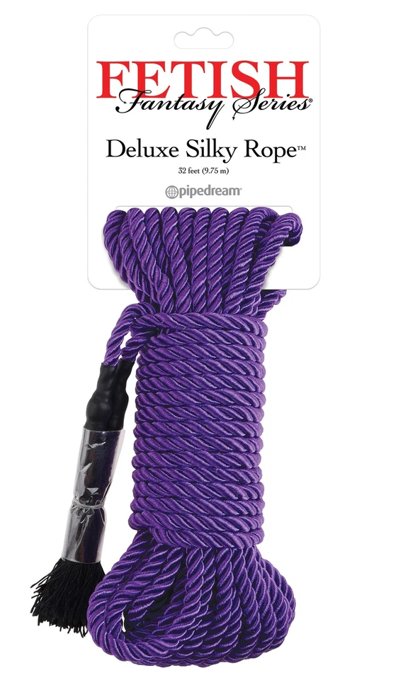 Fetish Fantasy Series Deluxe Silky Rope - Purple - image 1 of 1
