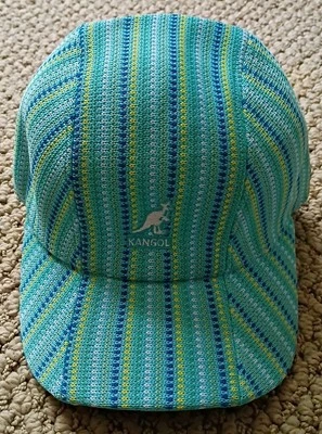 KANGOL унисекс детей молодежи мини в полоску скупой пространства шляпа крышка размер: M 20,5-21» новый! - Изображение 1 из 4