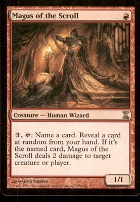 MTG - Magus of the Scroll Time Spiral #169 Rare LP - Image 1 of 2