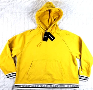 NEW Homme + Femme Sz MEDIUM Oversized Heavyweight Hoodie Sweatshirt Yellow NWT - Picture 1 of 12