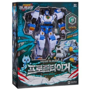 Miniforce Dinoid Warrior Frozen Tiger Figure Transformer Robot Toy - Picture 1 of 6