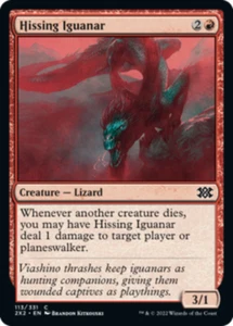 Hissing Iguanar - Lámina x1 - Double Masters 2022 - Casi nuevo - Como nuevo, inglés - Doble mástil - Imagen 1 de 1