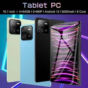 Tablet 4GB+64GB 10.1"" 1960*1080 HD Android 12 4G Call 8-Core E1D1 - Picture 1 of 19
