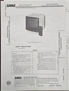 Sams Photofact 2717-1 Service Manual for Magnavox RK3955AL01 RK3955AL02 (SUF A ) - Picture 1 of 1