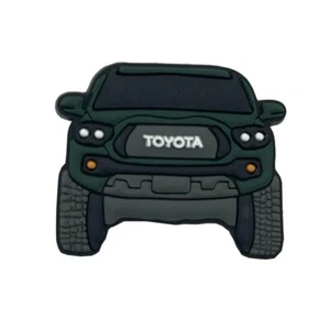CH4X4 Green Tacoma Soft PVC Shoe Charm for Toyota Enthusiasts - Picture 1 of 2