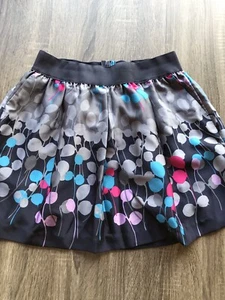 Gap Kids Navy/Pink/Gray/Blue Floral Skirt Dressy Girls Sz XXL EASTER SPRING B23 - Picture 1 of 7