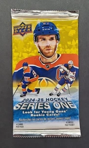 2024-25 Upper Deck Hockey Series 1 - Unopened Packs - 4 Cards Per Pack - Picture 1 of 2