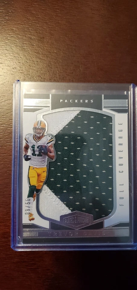 TREVOR DAVIS  2016 PANINI PLATES & PATCHES JUMBO ROOKIE 2CL PATCH #/50 Packers - Image 1 of 1
