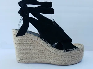 Marc Fisher Andira Plarform Wedge Black Suede Sz 5M MSRP $170 - Bild 1 von 11