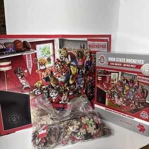 Ohio State Buckeyes "Ein echter Nagelbeißer" 500-teiliges Puzzle + Poster neu versiegelte Tasche - Bild 1 von 4