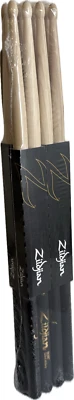 Paquete económico de baquetas Zildjian SDSP242 5A punta de madera DIP 4 pares (sellado/nuevo) Foto 1 de 4
