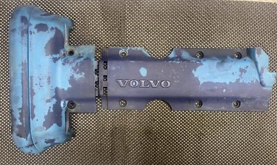 04 Juego de 2 piezas de cubierta de válvula azul pero descolorida Volvo S60r Foto 1 de 4