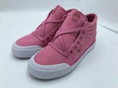 DC Shoes Women's Evan HI TX Canvas Skate Shoe (2021) Pink Size 5.5M - Image 1 of 4