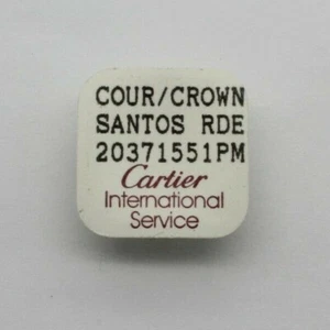  Genuine Cartier Blue Sapphire Cour/Crown Santos RDE 20371551PM  Parts Teile - Bild 1 von 5