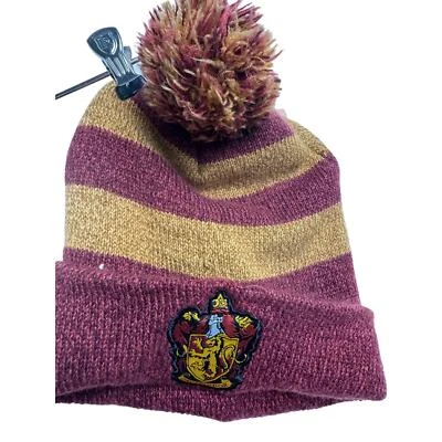 Gorro de punto dorado y granate Harry Potter Hogwarts Houses  Foto 1 de 4