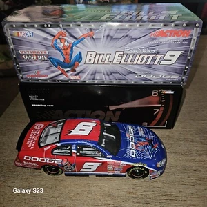 1 Of 720 Bill Elliott #9 Dodge Spider Man 2001 Intrepid R/T 1:24 Diecast - Picture 1 of 3