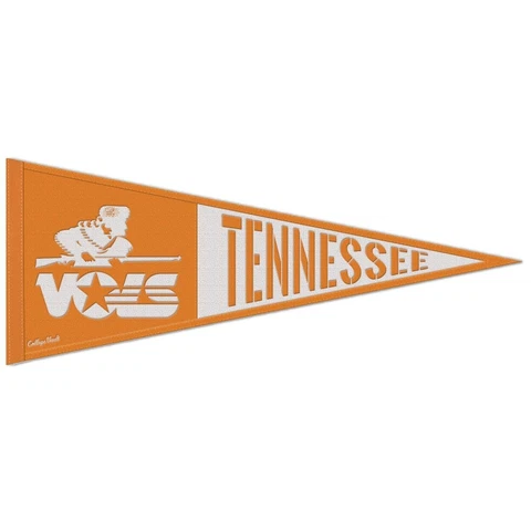 Tennessee Volunteers Retro Logo Wool Pennant - 13"x32" Cover