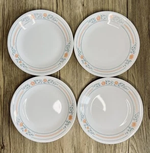 Corning Corelle Apricot Grove 6.75" Bread Salad Desert Plate Dish Set Of 4 - Picture 1 of 3