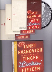 Audiobook Finger lickin fifteen Janet Evanovich- abridged- 3CDs Stephanie Plum - Picture 1 of 2