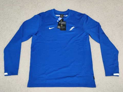Nike Mens Air Force Falcons On Field Dri-Fit Thermal Large Blue CQ5033-480 NWT Cover