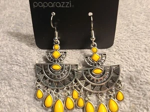 Sol Searching Yellow Earrings - Picture 1 of 4