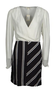 Maje Women's Dress Size 1 FR / S Striped Dress Long Sleeve E19ROLIM - Picture 1 of 8