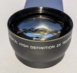 Digital HD 2X Telephoto Lens Doubler X00302DFM1 52mm T - w/Pouch - 2X DOUBLER - Picture 1 of 13