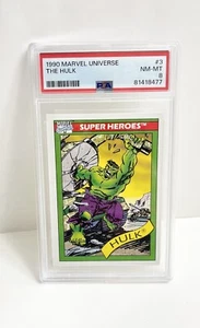 1990 Marvel Universe #3 The Hulk - PSA 8 NM-MT - Picture 1 of 2