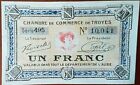 Billet 1 franc Chambre de commerce de Troyes Aube France - nécessité - n° 10041