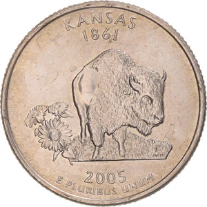 [#1045817] Coin, United States, Kansas, Quarter, 2005, U.S. Mint, Philadelphia,  - Picture 1 of 2