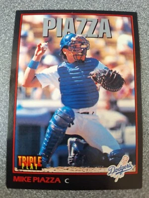 1993 Triple Play - Mike Piazza #55 k300 - Image 1 of 2