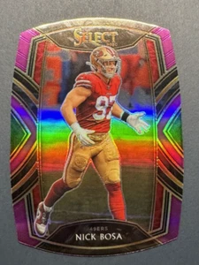 Nick Bosa 2020 Panini Select Club Level Purple Prizm Die-Cut #224 49ers - Bild 1 von 2